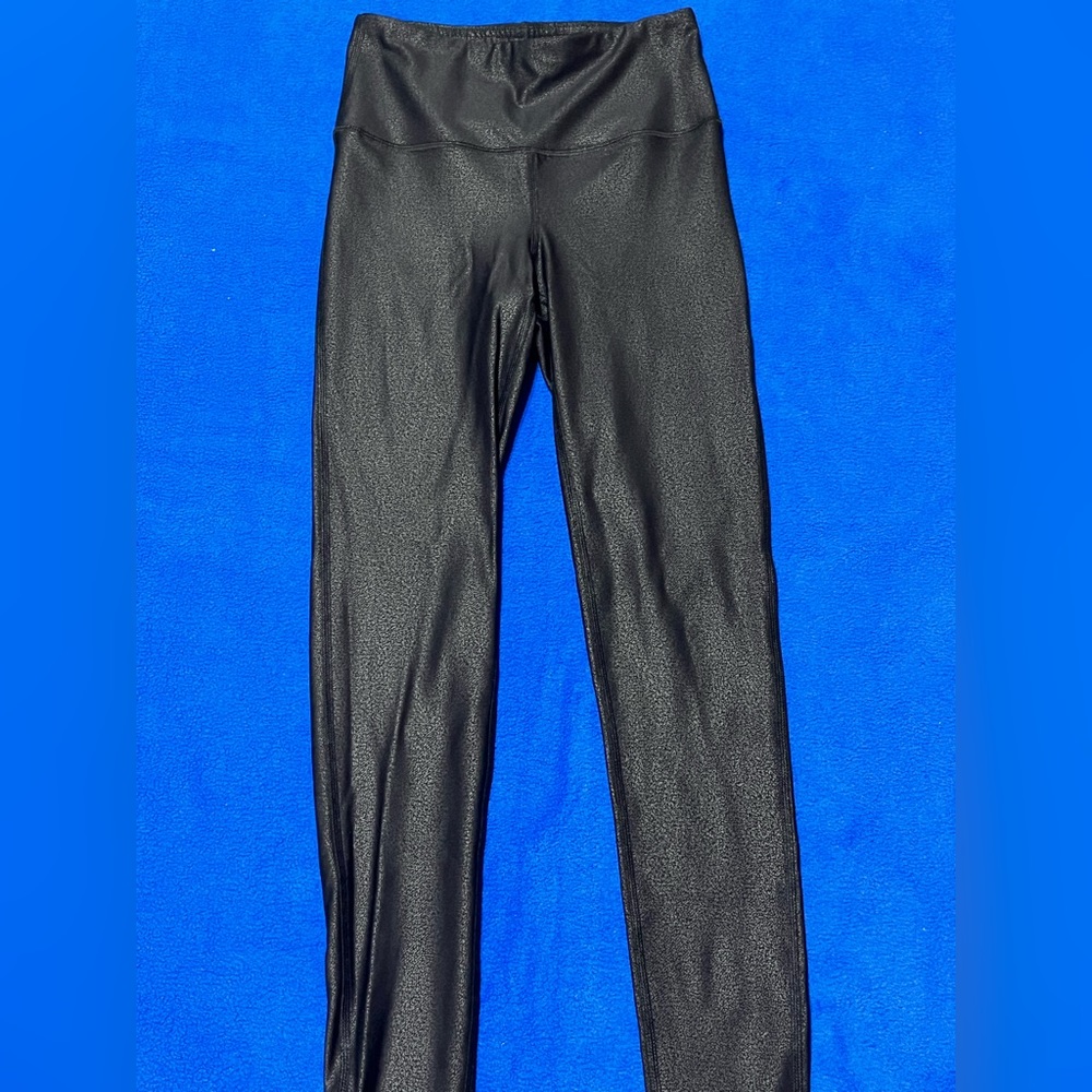 Womens black/sparkly ish leggings in size xs